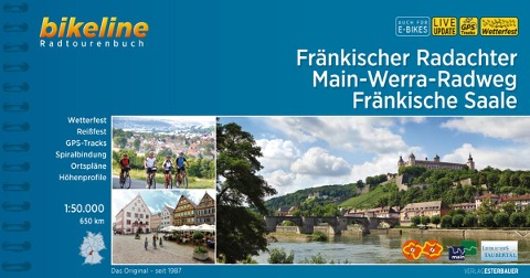 Fränkischer Radachter . Main-Werra-Radweg . Fränkische Saale - 