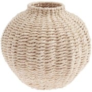 Cover-Bild zum Titel 'Vase Geflecht oval, Natur, Ø=21 x 19cm' von ''