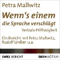 Cover-Bild zum Titel 'Wenn's einem die Sprache verschlägt' von 'Petra Mallwitz'