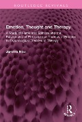 Cover-Bild zum Titel 'Emotion, Thought and Therapy' von 'Jerome Neu'