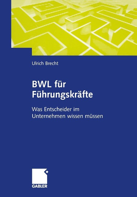 BWL für Führungskräfte - Ulrich Brecht