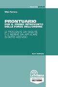 Cover-Bild zum Titel 'Prontuario per il primo intervento delle Forze dell'ordine. Le procedure da seguire e le norme da applicare in oltre 400 voci' von 'Vito Ferrara'