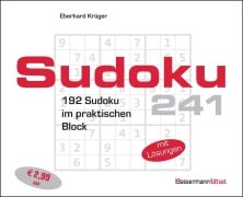 Cover-Bild zum Titel 'Sudokublock 241 (5 Exemplare à 2,99 EUR)' von 'Eberhard Krüger'