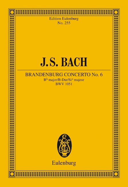 Brandenburg Concerto No. 6 Bb major - Johann Sebastian Bach