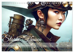 Cover-Bild zum Titel 'Starke Frauen - Steampunk Lebenswelten (Wandkalender 2026 DIN A4 quer), CALVENDO Monatskalender' von 'Drachenkind-Fotografie Drachenkind-Fotografie'
