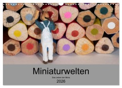 Cover-Bild zum Titel 'Miniaturen - Das Leben der Minis (Wandkalender 2026 DIN A3 quer), CALVENDO Monatskalender' von 'Jürgen Trimbach'