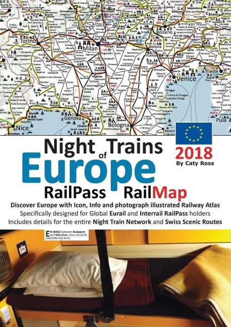 Night Trains of Europe 2018 - RailPass RailMap - Caty Ross