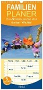 Familienplaner 2024 - Die Abenteuer der vier kleinen Wichtel mit 5 Spalten (Wandkalender, 21 x 45 cm) CALVENDO - Christine Schmutzler-Schaub