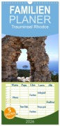 Familienplaner 2026 - Trauminsel Rhodos mit 5 Spalten (Wandkalender, 21 x 45 cm) CALVENDO - Cristina Wilson GbR