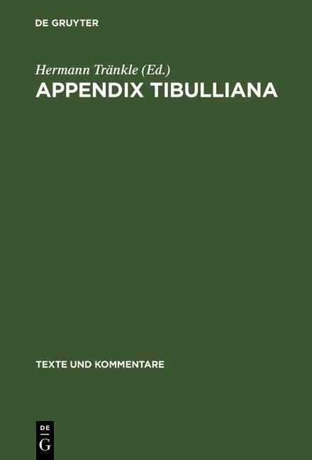 Appendix Tibulliana - 