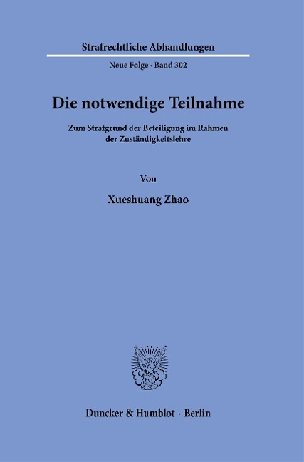 Die notwendige Teilnahme. - Xueshuang Zhao