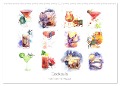 Cocktails Kalender mit Rezept (Wandkalender 2025 DIN A2 quer), CALVENDO Monatskalender - Julia Gavrilova