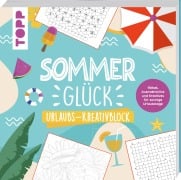 Cover-Bild zum Titel 'Sommerglück - Urlaubs-Kreativblock' von 'Frechverlag'