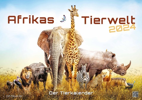 Afrikas Tierwelt - Der Tierkalender - 2024 - Kalender DIN A2 - 