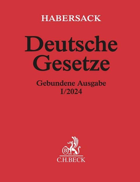 Deutsche Gesetze Gebundene Ausgabe I/2024 - 