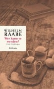 Cover-Bild zum Titel 'Wer kann es wenden?' von 'Wilhelm Raabe'