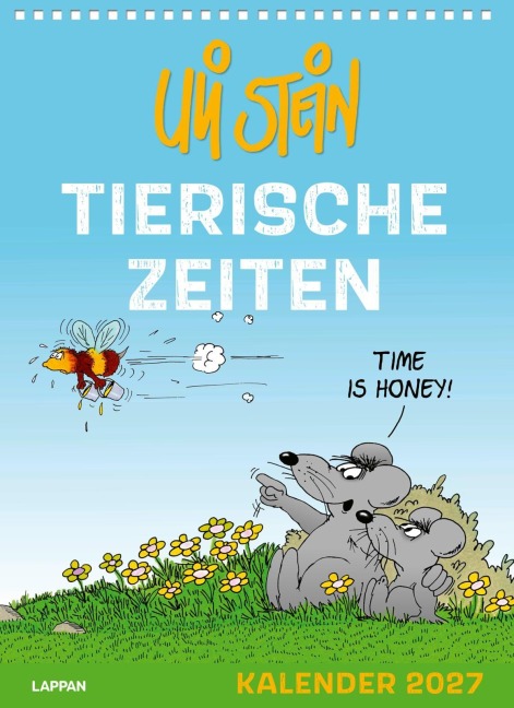 Uli Stein Tierische Zeiten 2027: Monatskalender für die Wand - Uli Stein