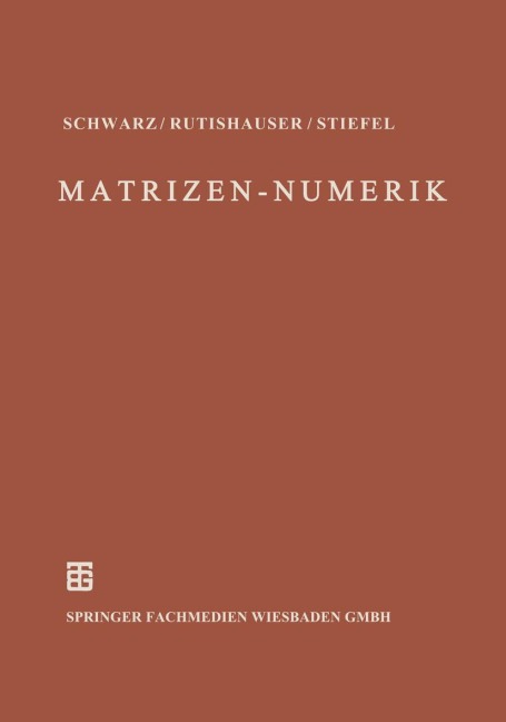 Numerik symmetrischer Matrizen - H. R. Schwarz