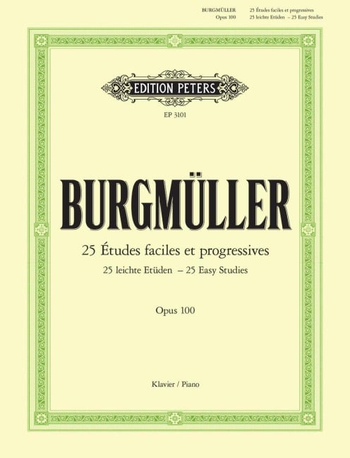 25 leichte Etüden - Friedrich Burgmüller