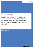 Cover-Bild zum Titel 'Realität und Fiktion: Der Aufstand der Arbeiter der United Fruit Company in Kolumbien 1928 und die Darstellung in Gabriel García Márquez: "Cien años de soledad"' von 'Florian Jetzlsperger'