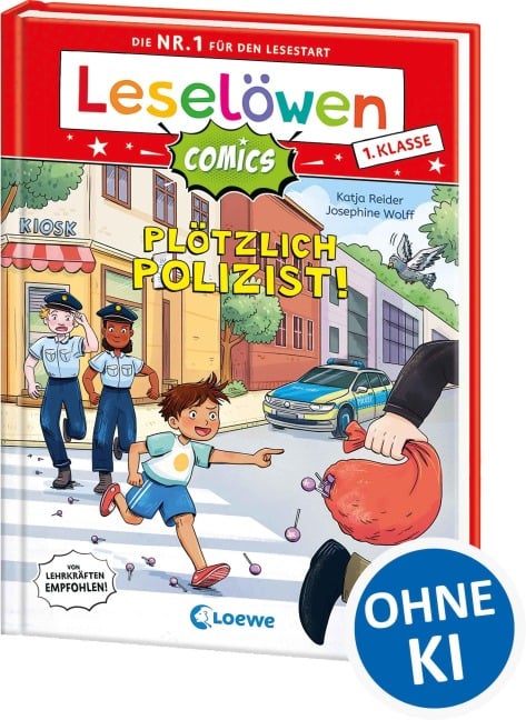 Leselöwen Comics 1. Klasse - Plötzlich Polizist! - Katja Reider