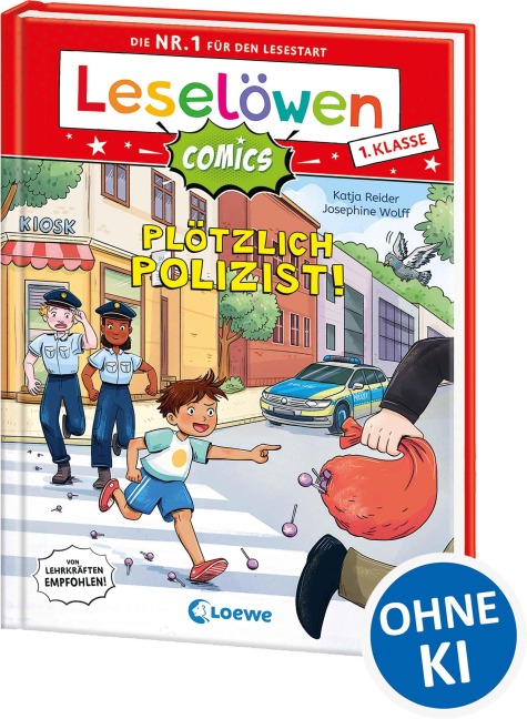 Leselöwen Comics 1. Klasse - Plötzlich Polizist! - Katja Reider