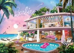 Cover-Bild zum Titel 'Erwachsenenpuzzle 1000 Teile - Barbie - Meet Me In Malibu' von ''