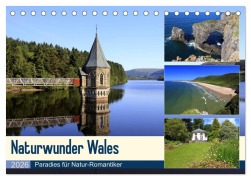 Cover-Bild zum Titel 'Naturwunder Wales (Tischkalender 2026 DIN A5 quer), CALVENDO Monatskalender' von 'Michael Herzog'