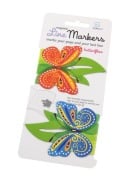 Cover-Bild zum Titel 'Line Markers (Butterflies/Schmetterlinge) | Magnetische Lesezeichen | 2er Set' von ''