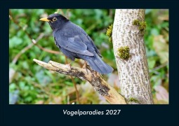 Cover-Bild zum Titel 'Vogelparadies 2027 Fotokalender DIN A4' von 'Tobias Schmitt, Kevin Heber'