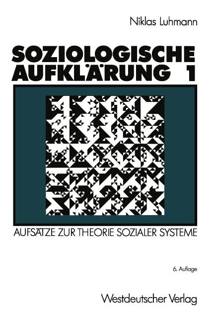 Soziologische Aufklärung 1 - Niklas Luhmann