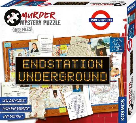 Murder Mystery Puzzle - Endstation Underground - 