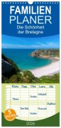Cover-Bild zum Titel 'Familienplaner 2026 - Die Schönheit der Bretagne mit 5 Spalten (Wandkalender, 21 x 45 cm) CALVENDO' von 'Tanja Voigt'