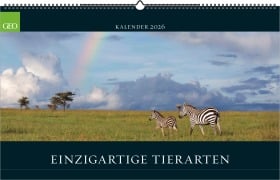 Cover-Bild zum Titel 'GEO Einzigartige Tierarten 2026 - Wand-Kalender - Tier-Kalender - Poster-Kalender - 58x36' von ''
