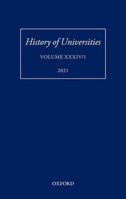 History of Universities: Volume XXXIV/1 - 
