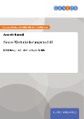 Cover-Bild zum Titel 'Neues Wertminderungsmodell' von 'Annett Kaindl'