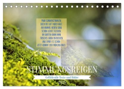 Stimmungsreigen Gefühlvolle Texte und Bilder (Tischkalender 2025 DIN A5 quer), CALVENDO Monatskalender - Martina Marten