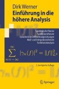 Cover-Bild zum Titel 'Einführung in die höhere Analysis' von 'Dirk Werner'