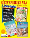 Cover-Bild zum Titel 'Sültz' Sparbuch Nr.4 - 3 Kinderbücher: Das Schweinchen Klecks und andere Kindergeschichten + Fitus, der Kobold + Bauernhof der Tiere' von 'Uwe H. Sültz, Renate Sültz'