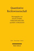 Cover-Bild zum Titel 'Quantitative Rechtswissenschaft' von ''