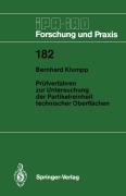 Cover-Bild zum Titel 'Prüfverfahren zur Untersuchung der Partikelreinheit technischer Oberflächen' von 'Bernhard Klumpp'