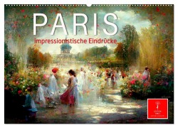 Cover-Bild zum Titel 'Paris - impressionistische Eindrücke (Wandkalender 2026 DIN A2 quer), CALVENDO Monatskalender' von 'Peter Roder'