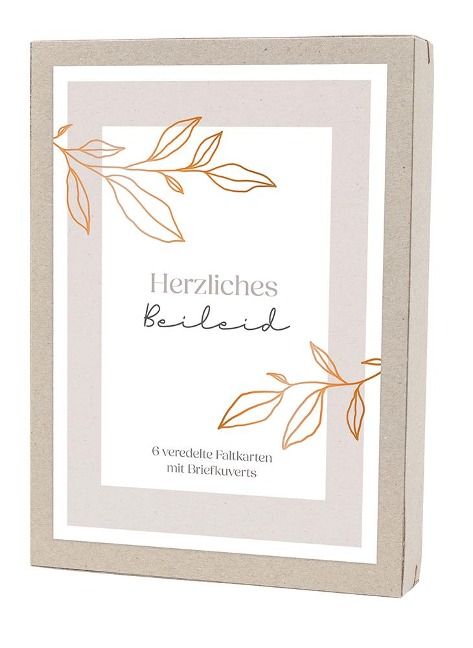 Kartenbox - Herzliches Beileid - 