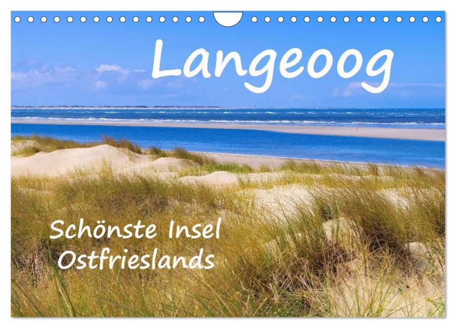 Langeoog - Schönste Insel Ostfrieslands (Wandkalender 2026 DIN A4 quer), CALVENDO Monatskalender - LianeM LianeM