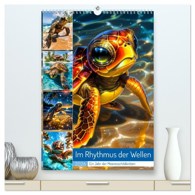 Im Rhythmus der Wellen (hochwertiger Premium Wandkalender 2026 DIN A2 hoch), Kunstdruck in Hochglanz - Steffen Gierok-Latniak