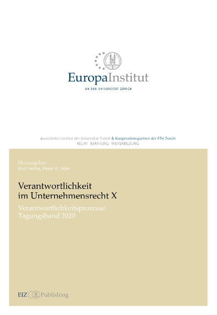 Verantwortlichkeit im Unternehmensrecht X - 