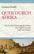 Cover-Bild zum Titel 'Quer durch Afrika' von 'Gerhard Rohlfs'