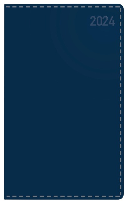Buchkalender Daily Timer Compact Tizio dunkelblau 2024 - 