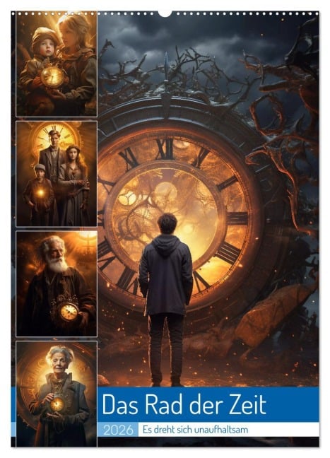 Das Rad der Zeit (Wandkalender 2026 DIN A2 hoch), CALVENDO Monatskalender - Steffen Gierok-Latniak