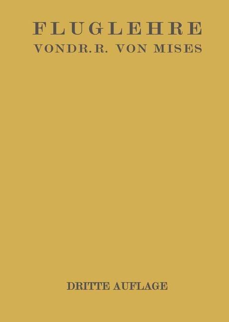 Fluglehre - Richard Von Mises